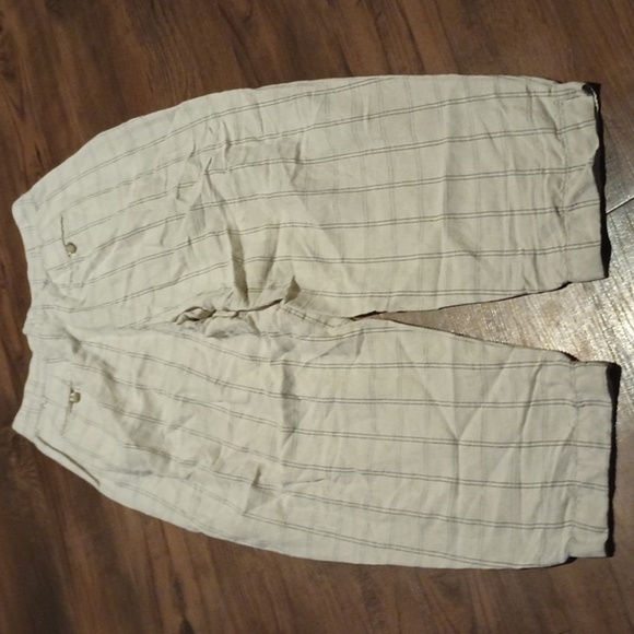 Madewell Oat Blue Plaid High Waisted Cropped Trouser A37 - Picture 6 of 6